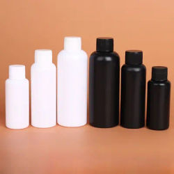 20/50/100pcs 10/30/50/100ml PE White Opaque Small Mouth Bottle Ordinary Cap Sample Packaging Container Reagent Bottles Wholesale