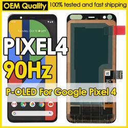 OEM Quality 90Hz OLED For Google Pixel 4 Screen Replacement LCD Phone Mobile Display Touch Digitizer Assembly Repair Wholesale