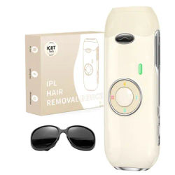 Laser Hair Removal 5.2 cm² Contact 22J IPL Unlimted Ultra-fast Light Emission Painless Long-Lasting Hair Remover for men women