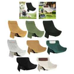 Camping Chair Cover Portable Lounge Repair Cloth Moon Chair Seat Cover Replacement for Lawn Picnic Fishing Home BBQ Outdoor