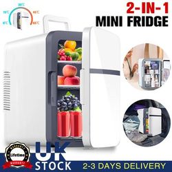 TEMU 10l Mini Fridge Car Fridge Mini Refrigerator 10l Compact Car Refrigeratorwith System Cooler And Warmer For Home Office
