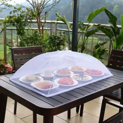 Couverture alimentaire pliable en maille, anti-moustiques, Pop-Up, parapluie, repas, légumes, fruits, couverture respirante, accessoires de cuisine