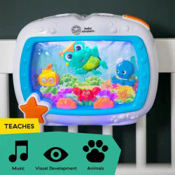Original genuine product，New Sea aquarium Soother baby with Remote, Lights and Melodies bebe