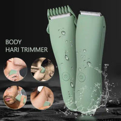 Body Trimmer for Men Beard Face, Hair, Body and Intimate Hair Trimmer Body Shaver Groomer Ceramic Male Electric Hair Clipper