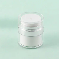 15/30/50ml Air Pump Moisturizer Jar Container Empty Cream Subpackage Vacuum Bottle for Skincare Face Makeup Lotion Creams