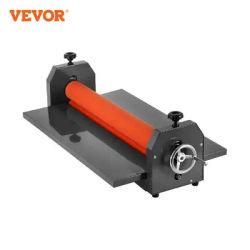 VEVOR 29.5"x1" Manual Cold Roll Laminator Machine Sheets Document Plasticizer Fits Poster Painting Photo Book Cover A3 A4 Paper