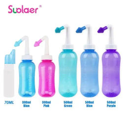250-500ML Medical Adults Children Nose Irrigator Nose Cleaner Allergic Rhinitis Sinusitis Nasal Washing Tools Medical Neti Pot