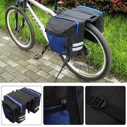 TEMU Double Panniers Bicycle Cycling Rear Seat Trunk
