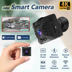 New 4K Full Color HD Mini Camera Hotspot WiFi Remote Motion Detecting Surveillance Security Protection Rechargeable X5 Camera