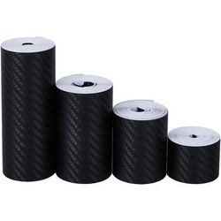 TEMU 4 Rolls 4 Sizes Carbon Fiber Stickers Carbon Fiber Vinyl Tapes Car Carbon Fiber Car Wraps Black Detailing Vinyl Wrap Tape Self-adhesive Decorative Car Sticker 5m/roll