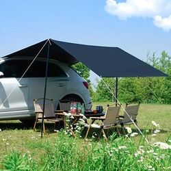 TEMU A Set Of Outdoor Camping Tents With Side Sunshades, Suitable For Suvs, In Fourcolors, With Uv Protection Function, Perfect As Holiday Gifts
