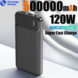 50000mAh Power Bank Portable Charger External Battery High Capacity Fast Charging Power Bank For