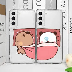 Cute DUDU BUBU Couple Phone Case for Samsung Galaxy S20 Plus S21 FE S22 S23 S24 S25 Ultra A53 A54 5G