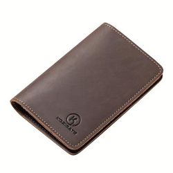 "TEMU Kosibate Genuine Leather Journal Cover For - Cowhide Multifunctional Organizer With Pen Loop, Business Card Holder & 3.5"x5.5" Pocket For Notebooks, Office & Daily Use"