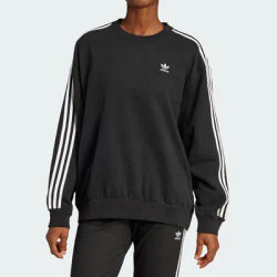 Adidas Official Authentic Women's Warm Classic Loose Round Neck Sweatshirt JD0891