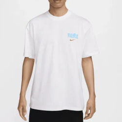 Nike Official Genuine 2024 New Women's Breathable Embroidered Loose Short Sleeve FZ5386-100