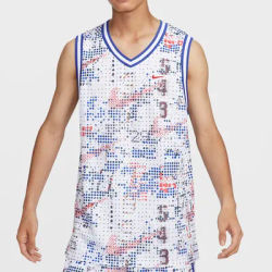 Nike Official Authentic 2024 New Men's Loose Breathable Basketball Training Vest FZ0691-100