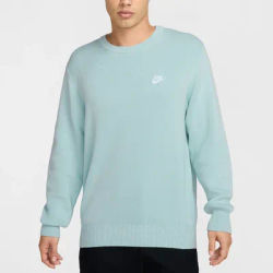 Nike Official Authentic 2024 Autumn Winter New Men's Round Neck Loose Warm Sweatshirt FQ2913-474