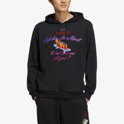 Adidas Official Genuine 2023 Spring New Men's Printed Hooded Sweatshirt IA6806