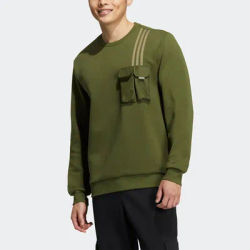 Adidas Official Genuine NEO New Men's Sports Knit Casual Round Neck Sweatshirt HM2018