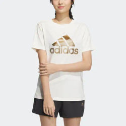 Adidas Official Genuine 2023 Summer New Women's Breathable Short-Sleeve T-Shirt HY2846