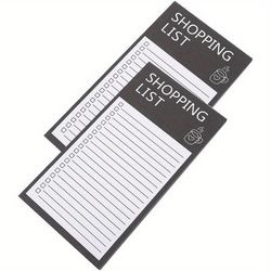 TEMU 60pcs/ Set, 2 Sets Grocery List Convenient Shopping List Planner Notepad Magnetic Sticky Notes