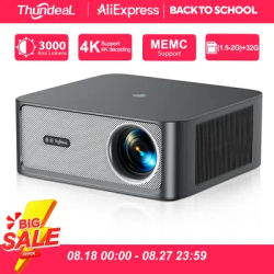 ThundeaL TD98Pro 2K 4K Full HD 1080P Portable Projector Auto Focus Android WiFi Home Cinema Outdoor Game 3D Video Beam Projector