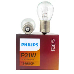 10 pièces Philips camion 24V P21W S25 21W BA15s 1156 clignotant Standard ampoule arrière d'origine arrêt antibrouillard 13498CP vente en gros