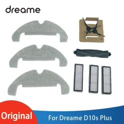 Accessoires d'origine pour aspirateur Dreame D10s Plus, vadrouille, filtre, brosse en caoutchouc,