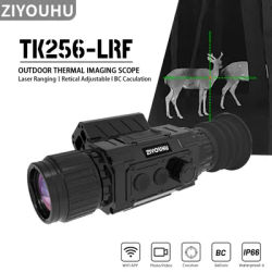 TK225-LRF Thermal Imaging Scope for Hunting Target Search 256*192 25mm Thermal Monocular BC Calculate Crosshair Sighting Adjust
