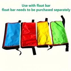 TEMU Adult Swimming Lounger With Mesh - Portable Float Cover, Suitable For Pool Relaxation, Durable Pe Material, Blue