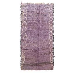 Tappeto berbero marocchino in pura lana 301 x 145 cm