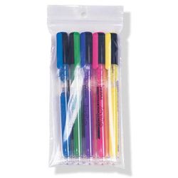 LK Packaging F20305H Zipper Seal Top Bag w/ Hang Hole - 5"L x 3"W, 2 mil LDPE, Clear, Case of 1000