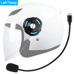 Haut-parleurs pour casque de moto, Bluetooth, avec batterie élevée, casque de moto, Conduction