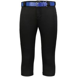Russell Athletic RS4DBG Girls On Deck Softball Knicker in Black size Large | Polyester