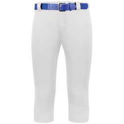 Russell Athletic RS5DBX Women's On Deck Softball Knicker in White size Large | Polyester