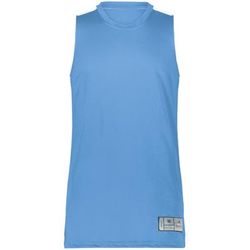 Augusta Sportswear AS6927 Athletic Swish Reversible Basketball Jersey T-Shirt in Columbia Blue/White size 2XL | Polyester 6927