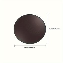 TEMU Fire Pit Mat | Stove Fire Mat, Retardant | Heat Resistant Mat And Grill Mat, Double-sided Silicone Fire Pit Mat, Fireproof Mat | Protect Your Deck, Terrace, Lawn, Or Campsite From