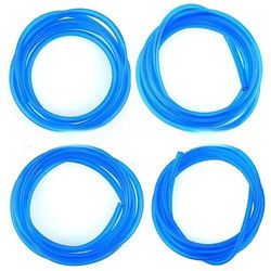 TEMU 4pcs Fuel Pipe Hoses With 4 Sizes For Ordinary 2-stroke Small Engines Yellow Fuel Gas Line Pipes Petrol Line Motorcycle Parts