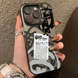 Luxury Popular Letters Phone Case For IPhone 16 Pro 11 12 13 14 15 Promax XS XR 8 Plus SE Minimalist