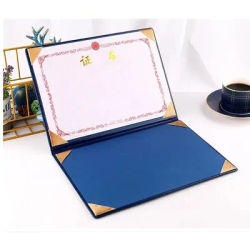 A4 Certificate Cover Shell Folder Contract Training Vocational Skills Certification