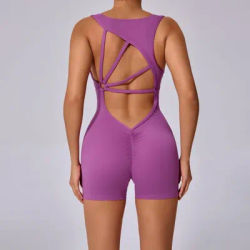 American Pleated Peach Butt Yoga Pants Tight Fitness Pants Quick Dry Fitness Pants Women Training Dance Sports Yoga Jumpsuit