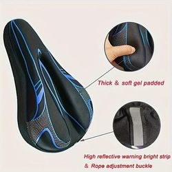 TEMU Bike Seat Cushion - Bike Seat Cover For Men Women , Exercise Bicycle Seat Compatible With, Outdoor & Indoor Bike , Bike Accessories, Bike Parts And Accessories, Bike , Bicycle Seat