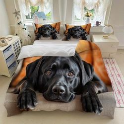 TEMU 3pcs Print Bedding Set + Orange + (1duvet Cover + 2pillowcase, Without Core) + Bedroom Decor