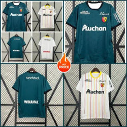 2025 nouveau Cool 3D imprimé rétro T-shirt lentille 24/25 Kit extérieur Fan édition maillot affaires décontracté sport Kit vert et blanc