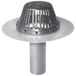 Marathon Aluminum Fast Flow Roof Drain Retrofit 4 Inch w/ClampRing/NoExpandingTape