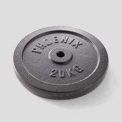 TEMU Cast Iron Weight Plate – 1 Inch Hole, Durable Standard Barbell Plate