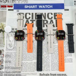 2025New DT Ultra 3 Pro Google carte NFC SmartWatch 32G mémoire musique vidéo NFC Bluetooth appel étanche SmartWatch pour Android iOS