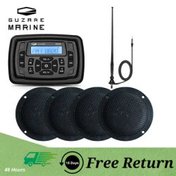 GUZARE MARINE-Radio stéréo Bluetooth, lecteur audio GR306 et haut-parleurs de bateaux, N4001W * 2,