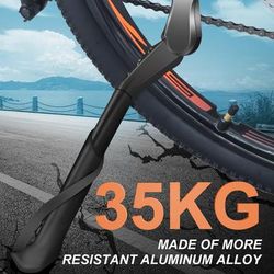 TEMU Bicycle Stand Mountain Bike 24 26 28 Inches: Height Adjustable Bicycle Stand 40 Mm Stand Aluminium Alloy Bike Stand Side Stand Rear Stand For Ebike Mtb Bmx